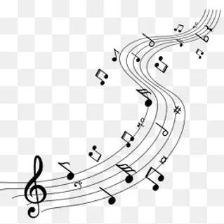 矢量黑色五线谱素材图 矢量黑色五线谱素材图