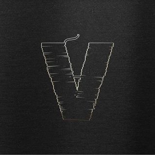 金属纹理质感抖音故障风艺术字菜鸟图库V