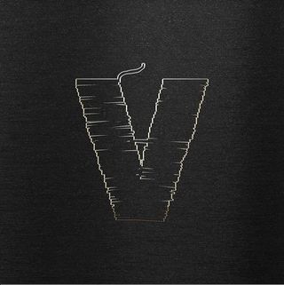 金属纹理质感抖音故障风艺术字菜鸟图库V