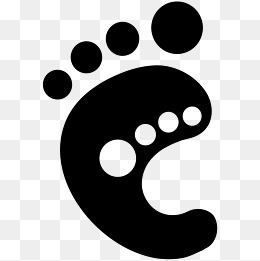 走要靠脚丫，一步一个脚印,免抠元素