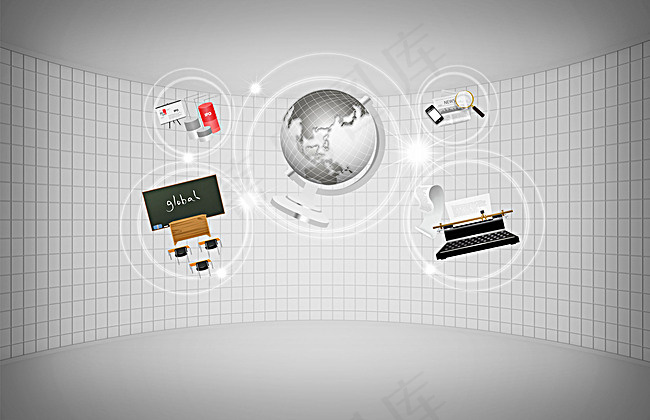商务科技背景素材模板背景图片素材