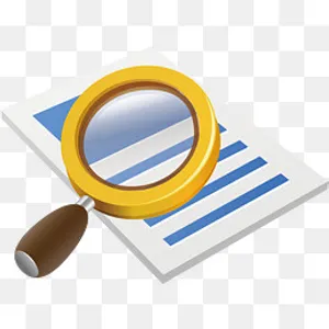 特质读报放大镜,免抠元素