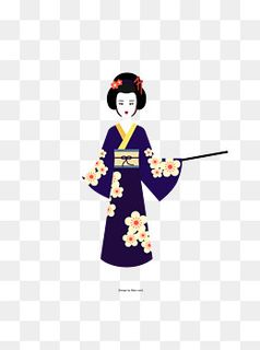 创意日系和风唯美老师教师原创商,免抠元素