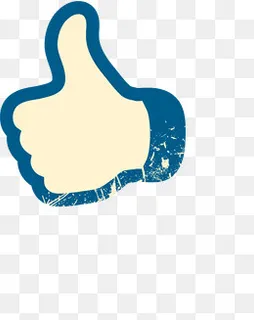 卡通手势图案,免抠元素