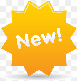 金色新品促销标签