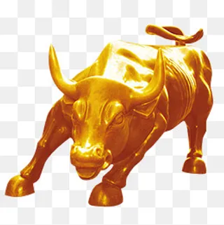 实物金牛PNG下载