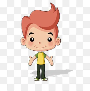 学习礼貌用语的小男孩,免抠元素 学习礼貌用语的小男孩,免抠元素