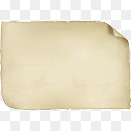 黄色复古牛皮纸,免抠元素