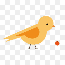 手绘卡通可爱动物小鸟素材,免抠元素