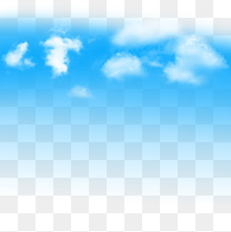蓝色天空白云元素,免抠元素(2000*2000px)psd模版下载