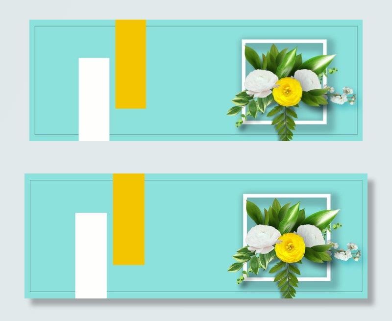 绿色清新教师节鲜花背景背景图片素材