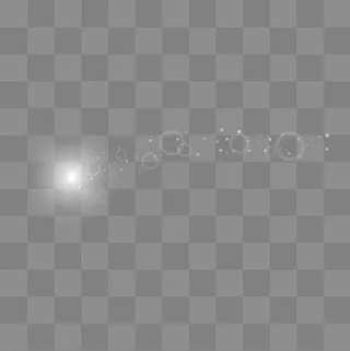 飘浮星星流星雨光效元素,免抠元素