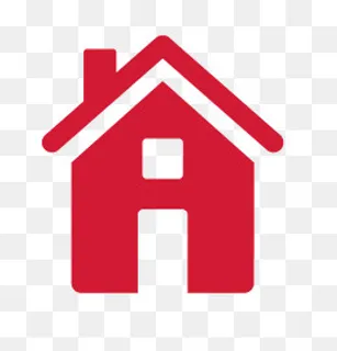 手绘房子建筑物简图,免抠元素