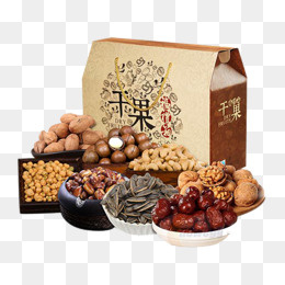 礼盒 坚果礼盒 食品 包装,免抠元素