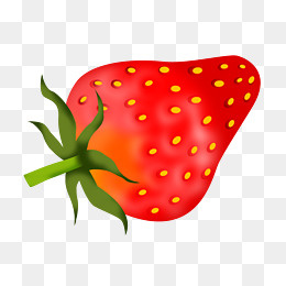 仿真的新鲜的草莓插画