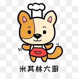小狗阿黄Q版卡通动物角色形象聊(2480*2480px)psd模版下载
