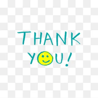 小清新谢谢的标语PNG