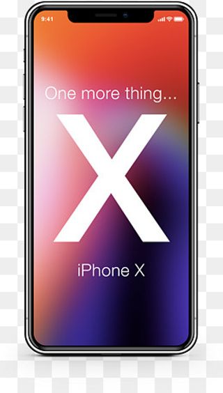 时尚全面屏iPhoneX产品实物,免抠元素