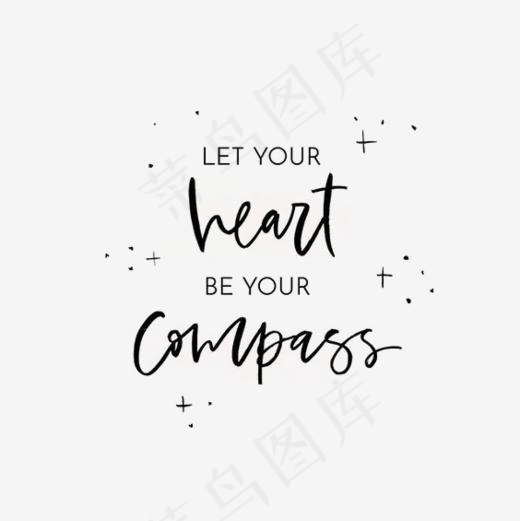 手绘英文字装饰