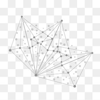 科技点线图形矢量元素