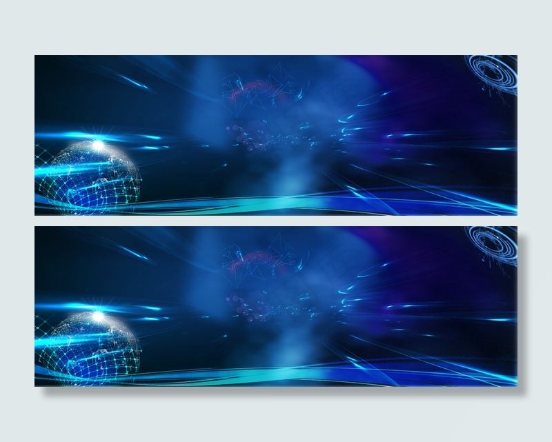 蓝色星空背景模板背景图片素材,背景元素