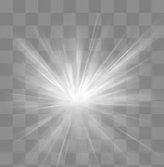 白色散射阳光免抠素材,免抠元素