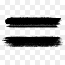 黑色水墨毛笔墨迹