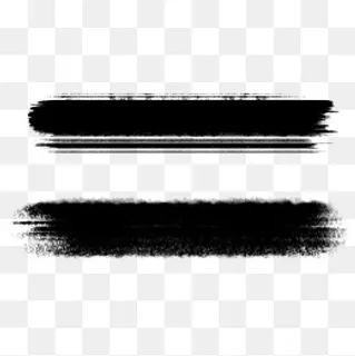 黑色水墨毛笔墨迹