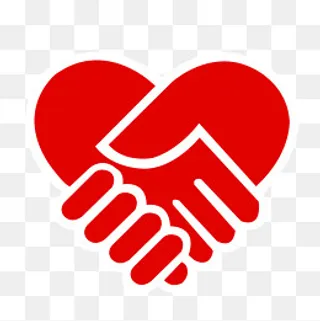 公益献爱心红色,免抠元素