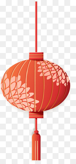 矢量中国风新年装饰灯笼,免抠元素