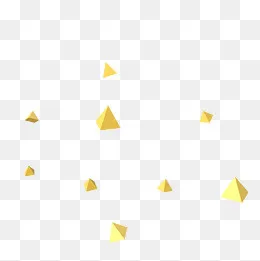 金色立体几何悬浮(2000*2000px)psd模版下载