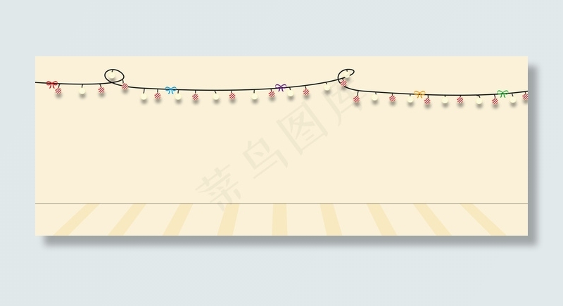 彩灯彩球3D墙面背景banner背景图片素材