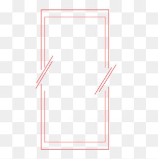 手绘水彩红色边框线