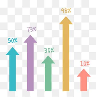 矢量箭头数据表素材