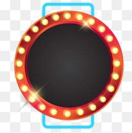 卡通电商圆形标题,免抠元素