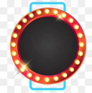 卡通电商圆形标题,免抠元素