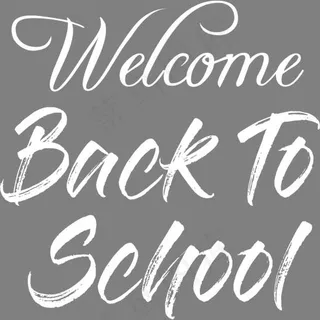 开学季返回学校艺术字