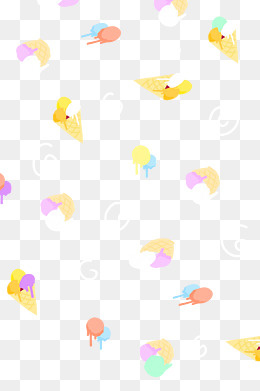 冰淇淋底纹装饰插画