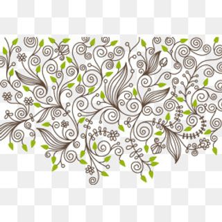 矢量植物花纹素材,免抠元素