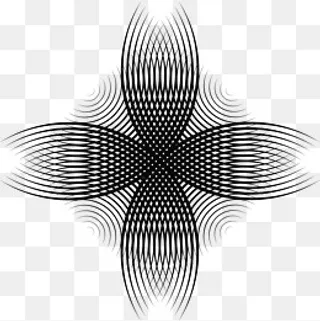 卡通线条抽象图,免抠元素