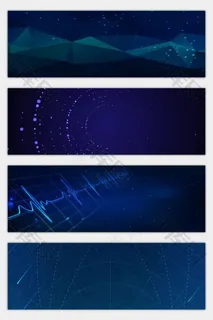 炫酷蓝色光点科技背景背景图片素材