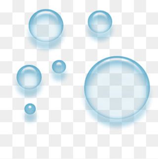 圆圆的水珠可爱免扣图,免抠元素