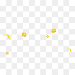 漂浮金币,免抠元素