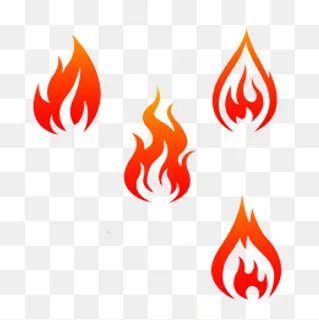 卡通炙热的图标PSD分层,免抠元素 卡通炙热的图标PSD分层,免抠元素