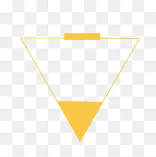 倒立三角形边框装饰,免抠元素