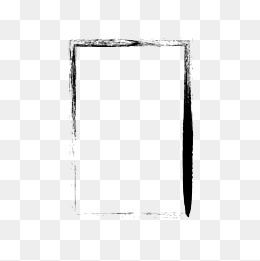 黑色长方形相框(2000*2000px)