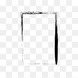 黑色长方形相框(2000*2000px)