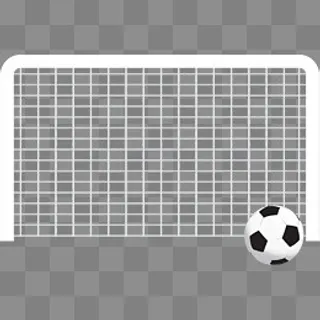 卡通足球门矢量图下载