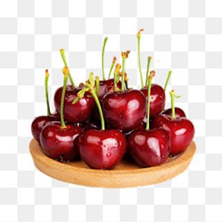 一碟漂亮的樱桃设计素材,免抠元素