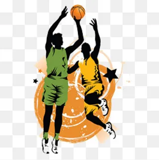 活力篮球运动培训的少年